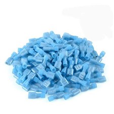 00 Pcs 6-4 AWG Nylon Female Spade Connectors Female 100pcs 1 Blue 16-14AWG