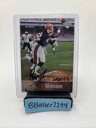 Ozzie Newsome [Autograph] #AL-154 1997 Upper Deck Legends card