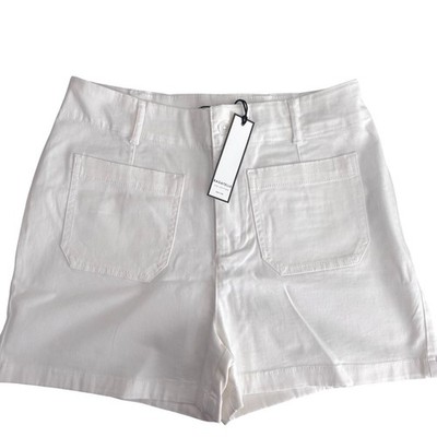 NWT Bagatelle Womens 3'' White Shorts Size 8 High Rise Casual Summer Outdoors