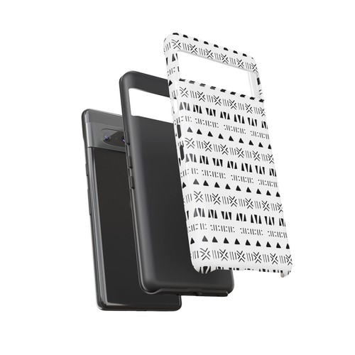 Black and White Southwestern Aztec Pattern Google Pixel Tough Cases - 第 44/131 張圖片