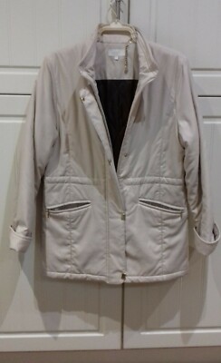 REDUCED -sze 10 top quality EXPENSIVE (RRP £89)  'M&S COAT WITH 2 FRONT POCKETS