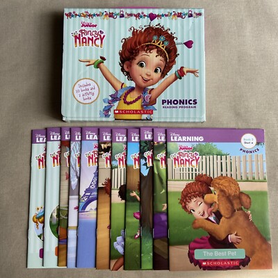 Fancy Nancy: Phonics Reading Program 2-12 (Disney Jr. Book Box Set) Sight Words