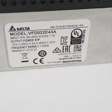 1PC New Delta VFD022E43A 380V 2.2KW Inverter Expedited Shipping
