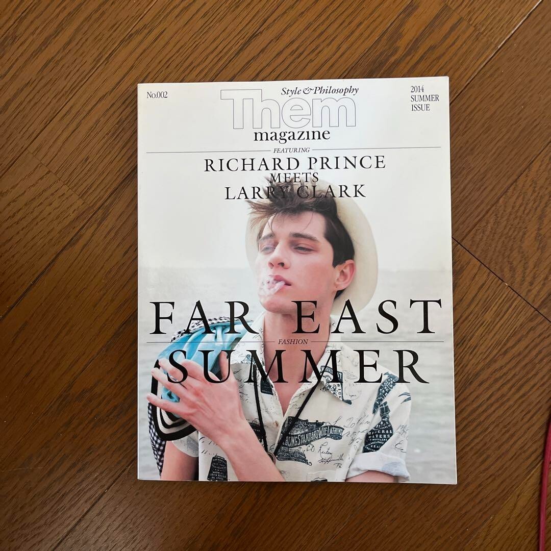 Them magazine Jun 2014 :RICHARD PRINCE LARRY CLARK Japanese