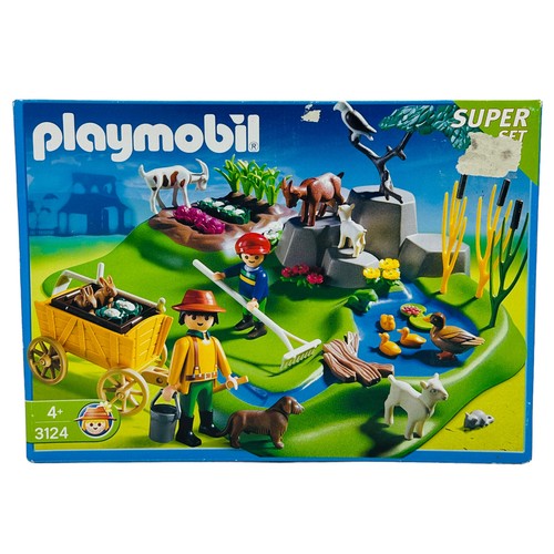 PLAYMOBIL SUPERSET 3124 Bauernhof | RARITÄT | Gemüsegarten 2002 mit