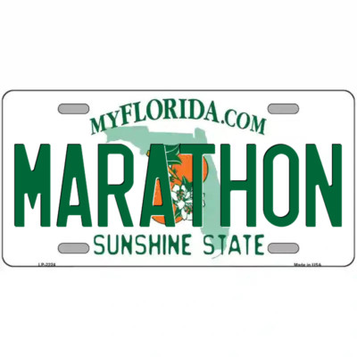 Marathon Florida Metal Sign