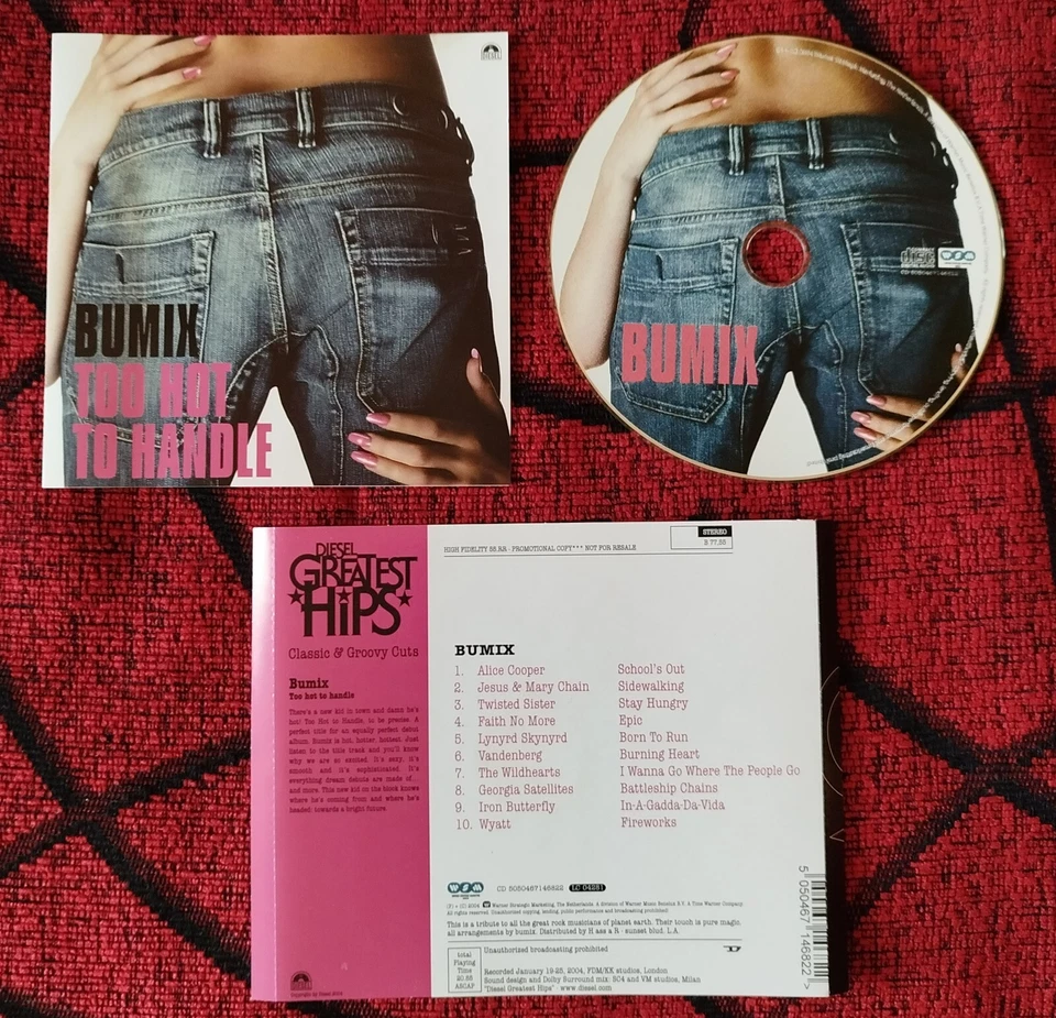 BUMIX: TOO HOT TO HANDLE 2004 ALICE COOPER Iron Butterfly FAITH NO MORE Wyatt - Bild 1 von 1