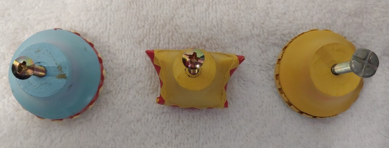 Unicorn Horse Crown Novelty Drawer Knobs Blue White Red Yellow Green