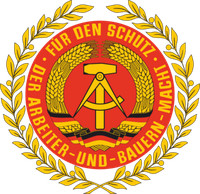 Aufkleber DDR NVA Wappen Autoaufkleber 10 X 10 Cm Sticker Konturschnitt