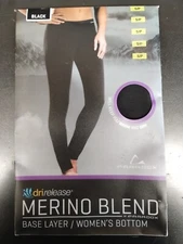 Paradox Women's Everyday Merino Blend Bottom Base Layer Black