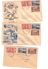 Australia 1951 Federation on FDCs,cds SOUTH JOHNSTONE Qld  etc    (3)