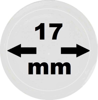 10 x lighthouse 322470 coin capsules coin capsules 17 mm caps 17