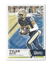 2016 Tyler Boyd  2 Card Rookie Lot - Classics Blue Back , Prestige - Bengals