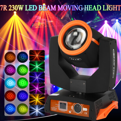 230W 7R LED Moving Head Beam Stage Light DMX 16ch 8 Prism Stage Lights DJ Party