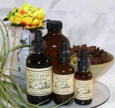 RED PANAX GINSENG Extract ~ energy immunity stamina Organic Folk Tincture ~ TCM