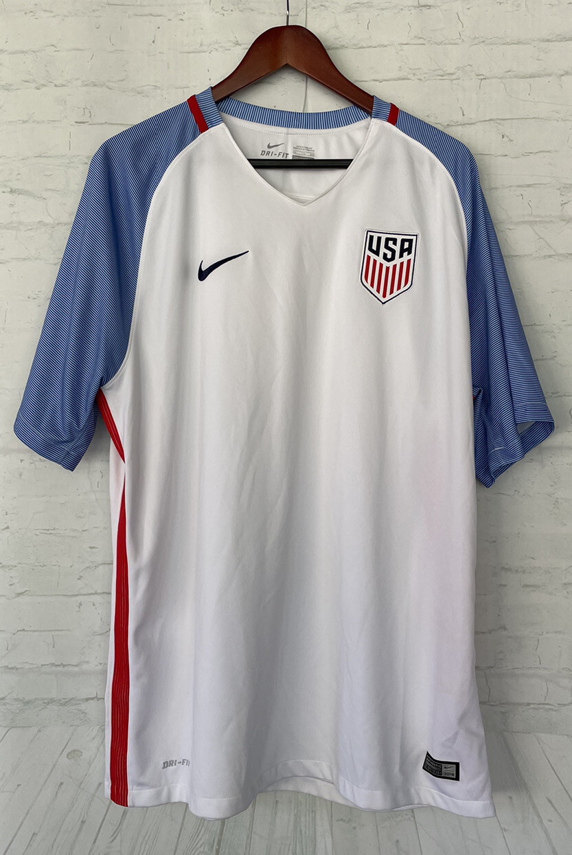 Nike Men's USA 2016 SS Home Shirt Jersey 724643100 Red/White/Blue