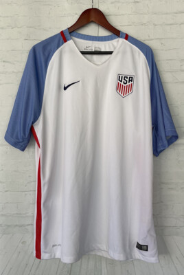 Nike Men's USA 2016 SS Home Shirt Jersey - 724643-100 - Red/White