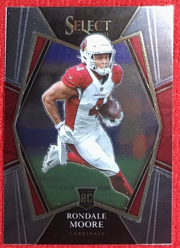 2021 Panini Select Rondale Moore #158 Rookie Premier Level Arizona Cardinals NFL
