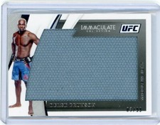 2021 Panini Immaculate Collection UFC Jumbo Relic #FM-DBR Derrick Brown #03/99