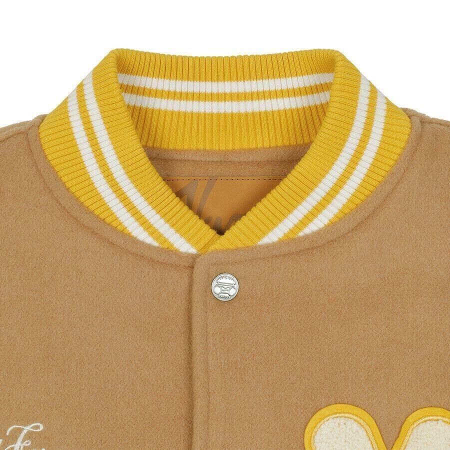 Vandy The Pink Burger Varsity Jacket, Adult Size Large (L Vandy The Pink Burger Varsity Jacket, Adult Size Large (L