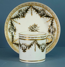 EARLY SPODE COFFEE CAN and SAUCER Pattern 333 c.1803
