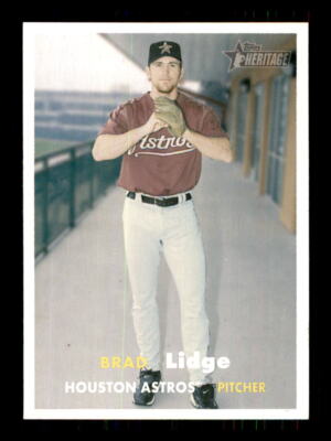 2006 Baseball Topps Heritage Brad Lidge Houston Astros #83