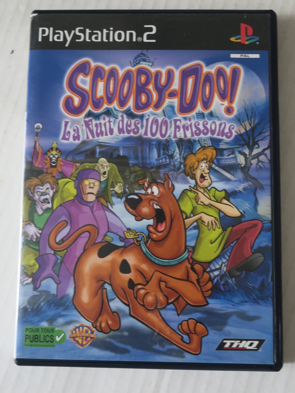 SCOOBY-DOO : LA NUIT DES 100 FRISSONS     ----- pour PS2 - PLAYSTATION 2