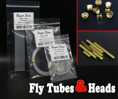 Salmon Steelhead Tube Fly Tying Materials Plastic Tubes Brass Tubes Coneheads
