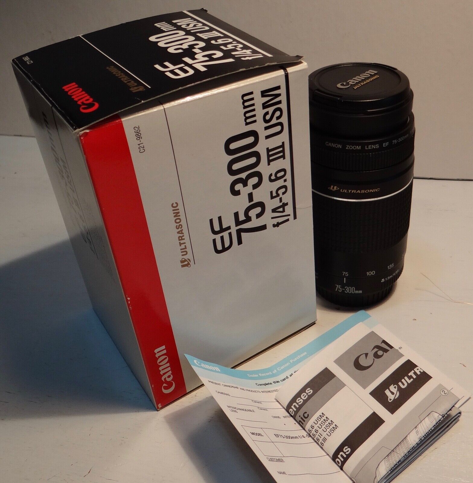 TELEOBJETIVO CANON EF 75-300 III de segunda mano por 145 EUR en Sant Joan  Despí en WALLAPOP