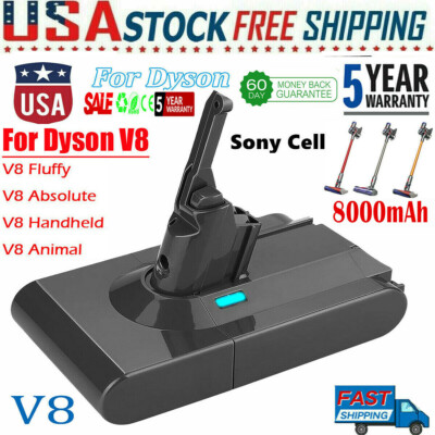 8.0Ah Replacement Battery For Dyson V8 