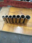 Craftsman -G- USA 7pc 3/8dr 12pt SAE Deep Socket Set 3/8-3/4