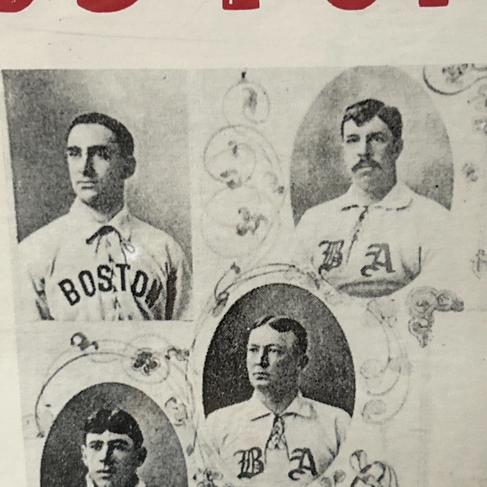 FRAMED 1903 BOSTON RED SOX VS. PITTSBURGH PIRATES WORLD SERIES POSTER 27”x20 1/2 - Image 2 of 4