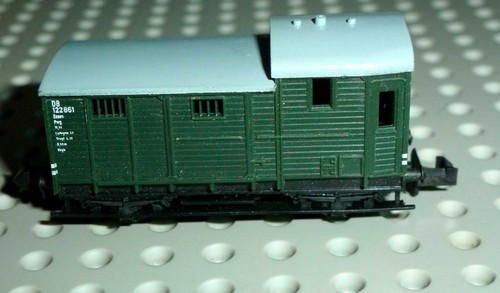 Minitrix N Packwagen grün aus Set 1049 / guter Zustand  | Zustand: Gebraucht