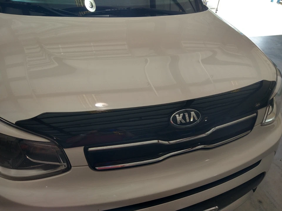 Protector protector contra insectos Husky Smoke AeroSkin adhesivo para Kia Soul 2014-2019 Foto 3 de 4