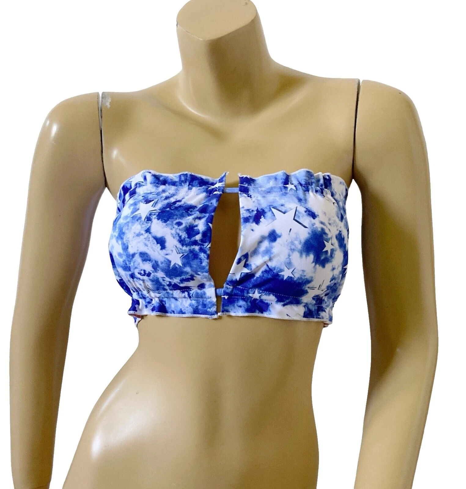 Punk geométrica poliéster traje de baño para mujeres