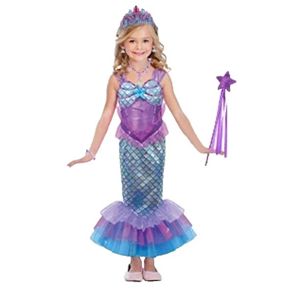 Disney Mermaid Dress Costumes for Girls