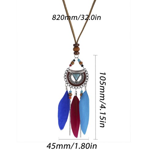 3Pcs Women Flower Engraving Tassel Earrings Necklace Set Pendant Jewellery Set - Picture 10 of 21