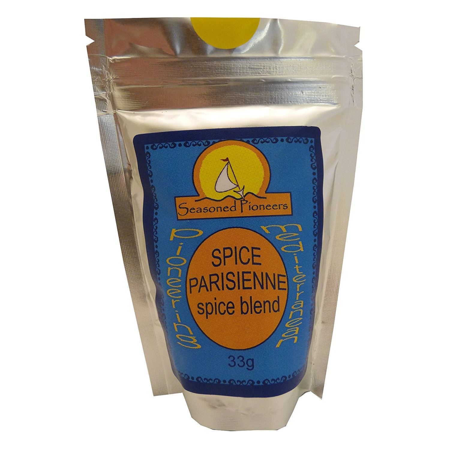 Seasoned Pioneers  Parisienne Spice Seasoning Blend Rubs 33g Foil Packet