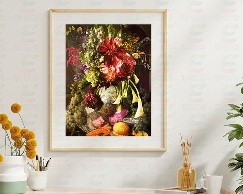 Risk Flowers Art Print, Mounted Canvas, Framed, Acrylic David Lachapelle - Picture 10 of 10