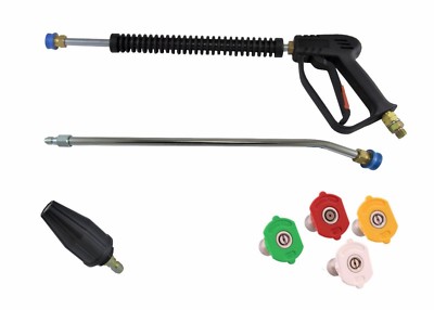 Hochdruckreiniger Schnellspannpistole/Lanze Set M22M Wasch-/Turbodüse Größe 05