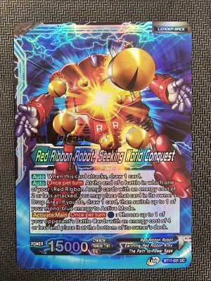 DBS Masters - Red Ribbon Robot, Seeking World Conquest - BT17-031 Prerelease ENG