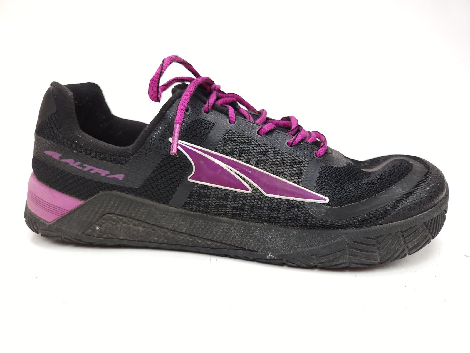 ALTRA Altre HiiT XT scarpe da allenamento nere viola top basse stringate da donna taglia 9