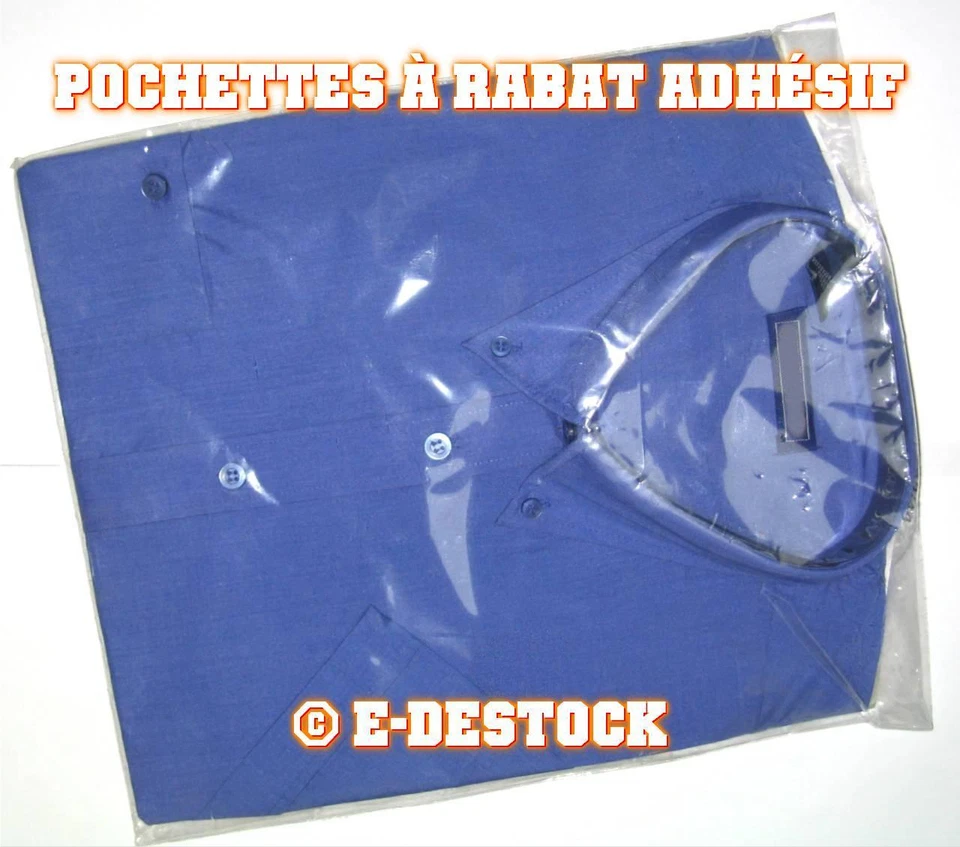 100 plastic bags adhesive flap 300 x 400 mm - Image 1 of 1