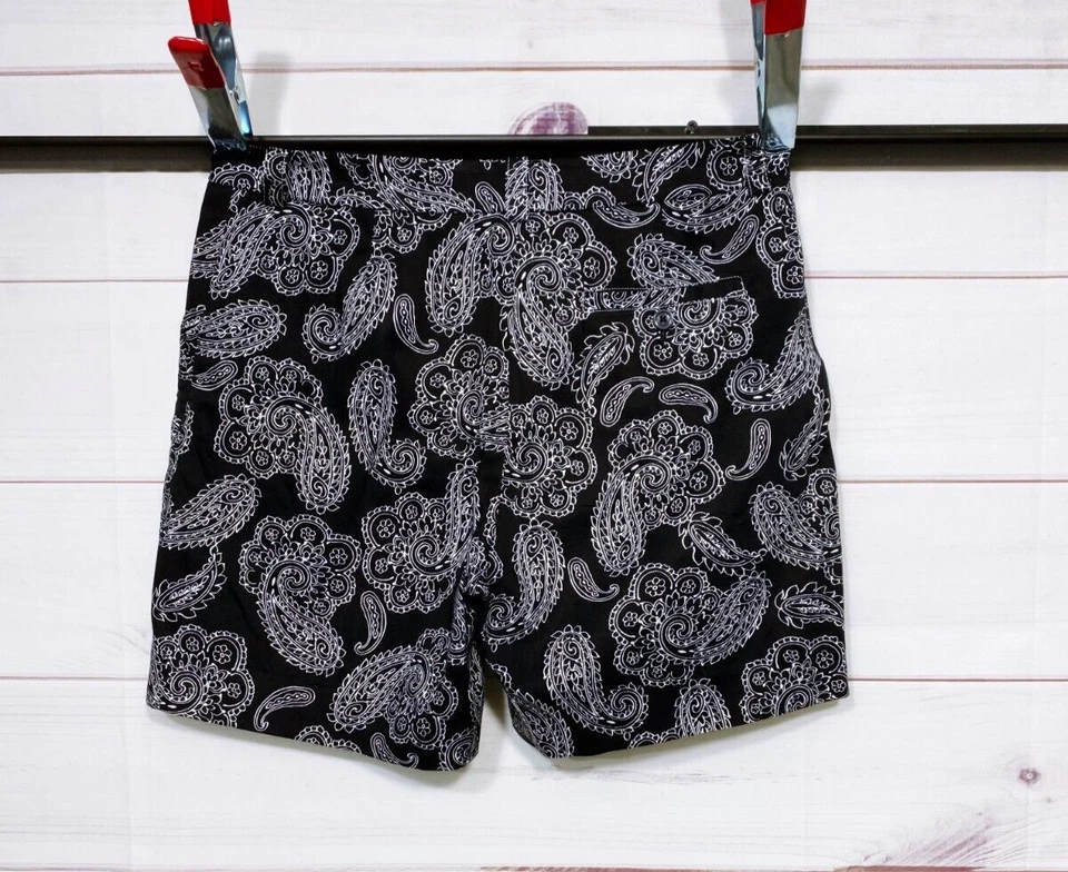 Pantalones cortos Jones New York para mujer talla 10 elásticos negros cachemira bolsillos florales Foto 4 de 4