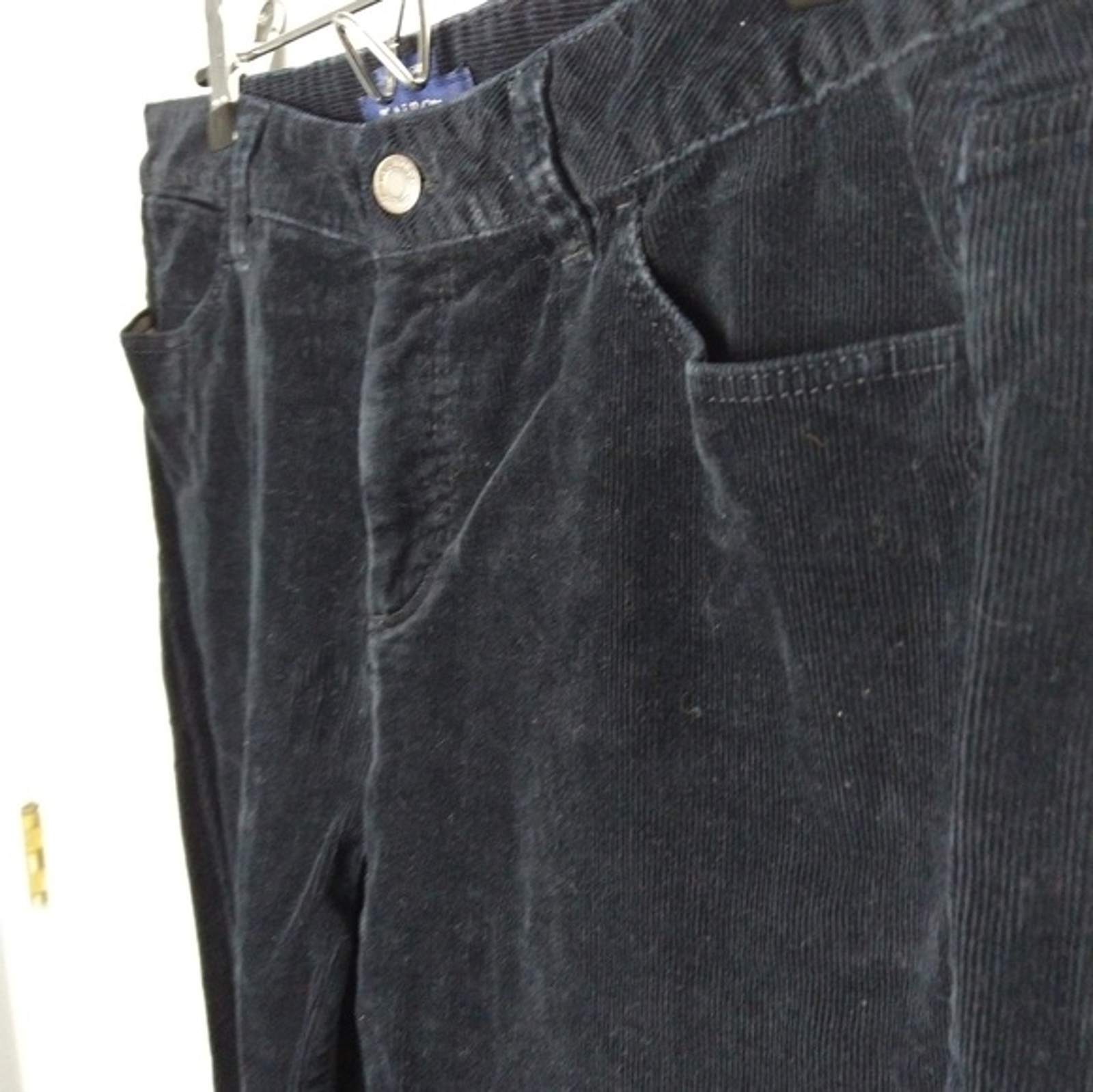 Talbots black heritage petite corduroy pants size 12P Gem
