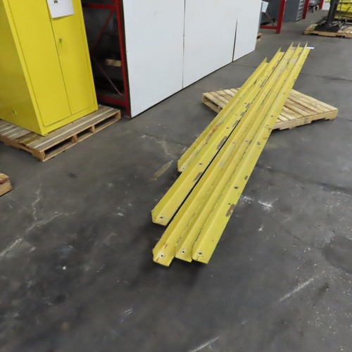 4" x 4" x 1/4" Mild Steel 90° Solid Angle (Painted Yellow) 89.5' 5 Pieces