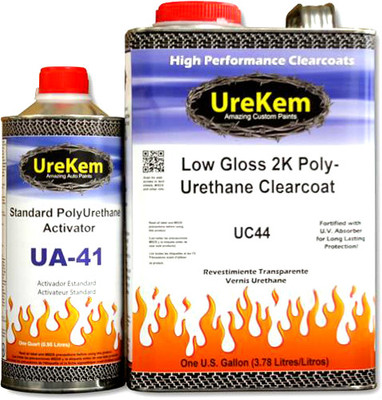 Gallon Low Gloss Flat Matte Semi Gloss Satin Urethane Clear Clearcoat Paint  Kit