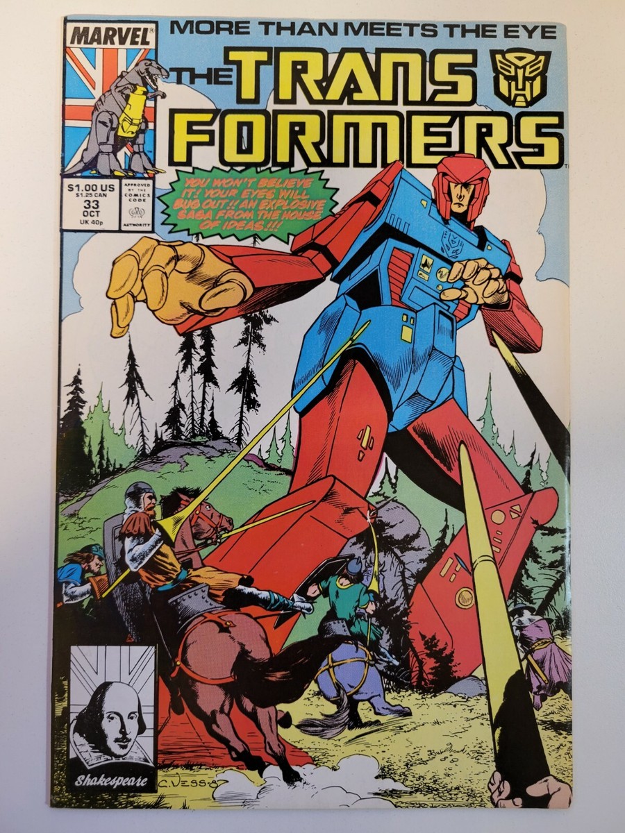 Transformers #33 Marvel Comics 1984 Series 9.2 Near MInt- | eBay Transformers #33 Marvel Comics 1984 Series 9.2 Near MInt- | eBay