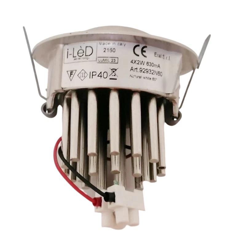 Faretto Incasso Basculante Grigio LUMIL LED Nikel i-LèD 92932N60, fotografia 4 di 7