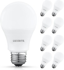 A19 LED Light Bulb, 60W Equivalent ETL Listed 4000K Cool White Non-Dimmable 8PK